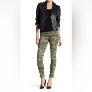 True Religion Mid Rise Camo Super Skinny Jeans Halle